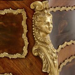 Antique kingwood gilt bronze and vernis Martin side cabinet - 1577177