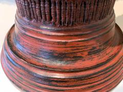 Antique lacquer Offering Elm Bowl Southeast Asia - 1191199