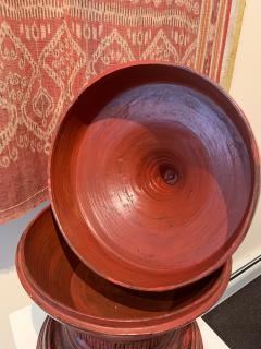 Antique lacquer Offering Elm Bowl Southeast Asia - 1191200