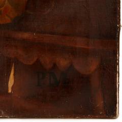 Antique oil painting of Torah Procession after Solomon Alexander Hart - 4121711