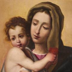 Antique painting Madonna with Child from the 17th century - 4099454