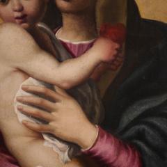 Antique painting Madonna with Child from the 17th century - 4099461
