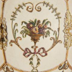 Antique semi precious stone and silver gilt egg model - 3568760