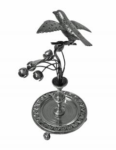 Antique silver toothpick or cocktail stick holder Brazil C 1850 - 2847059
