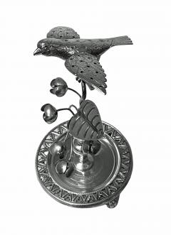Antique silver toothpick or cocktail stick holder Brazil C 1850 - 2847060