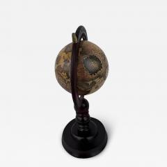 Antique vintage terrestrial globe wooden base stand - 4049480