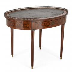 Antique walnut and marquetry writing desk - 1611115