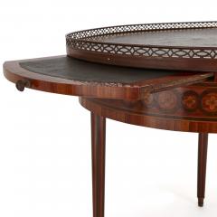 Antique walnut and marquetry writing desk - 1611119