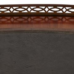 Antique walnut and marquetry writing desk - 1611122
