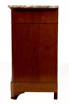 Antiques Louis Philippe Flame Mahogany Chest Commode With Marble Top France - 3167440