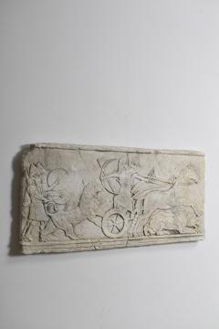 Antiquity cast wall plaster low relief 1960s  - 4823874
