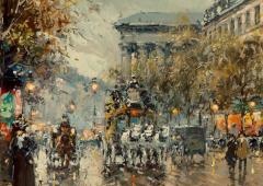 Antoine Blanchard Antoine Blanchard Boulevard De La Madeleine 18x21 - 3041112