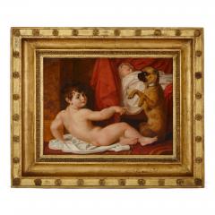 Antoine Dubost Pair of French Neoclassical oil paintings by Dubost - 4239139