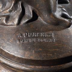 Antoine Durenne RARE LARGE 19TH CENTURY FRENCH CAST IRON GARDEN FOUNTAIN A DURENNE - 3049454