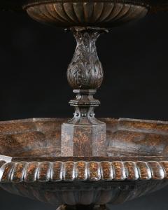 Antoine Durenne RARE LARGE 19TH CENTURY FRENCH CAST IRON GARDEN FOUNTAIN A DURENNE - 3049457
