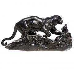 Antoine Louis Barye Antoine Louis Barye Panther Attacking A Civet Cat - 3069287