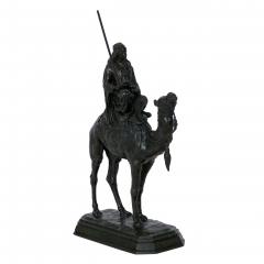 Antoine Louis Barye Arab Rider on Camel French Antique Bronze Sculpture by Barye Delafontaine - 1187149