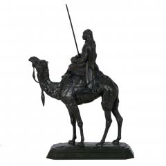 Antoine Louis Barye Arab Rider on Camel French Antique Bronze Sculpture by Barye Delafontaine - 1187150