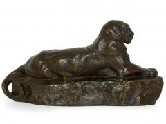 Antoine Louis Barye French Bronze Sculpture after Antoine Louis Barye Panther of India no 1  - 975099