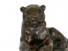 Antoine Louis Barye French Bronze Sculpture after Antoine Louis Barye Panther of India no 1  - 975103