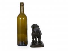 Antoine Louis Barye French Bronze Sculpture of Basset Hound by Antoine Louis Barye F Barbedienne - 1187083