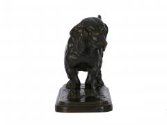 Antoine Louis Barye French Bronze Sculpture of Basset Hound by Antoine Louis Barye F Barbedienne - 1187084