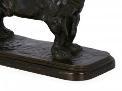Antoine Louis Barye French Bronze Sculpture of Basset Hound by Antoine Louis Barye F Barbedienne - 1187090