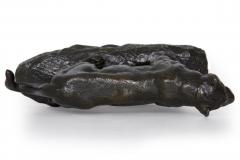 Antoine Louis Barye Jaguar Standing Bronze Sculpture by Antoine Louis Barye and Barbedienne - 834016