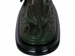 Antoine Louis Barye Tiger Devouring a Gavial Bronze Sculpture after Antoine Louis Barye 19th C  - 1187479
