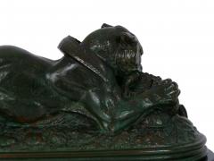Antoine Louis Barye Tiger Devouring a Gavial Bronze Sculpture after Antoine Louis Barye 19th C  - 1187480
