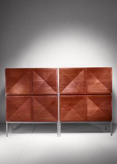 Antoine Philippon Jacqueline Lecoq Pair of sideboards highboards by Antoine Philippon and Jacqueline Lecoq - 833355