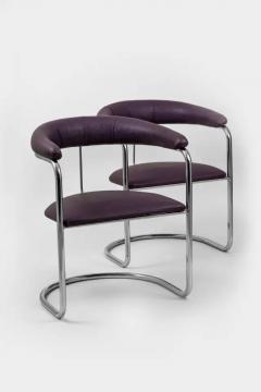 Anton Lorenz Anton Lorenz for Thonet Cantilevered Chrome Chairs - 2508503