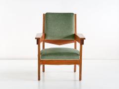 Anton Lucas Pair of Anton Lucas Art Deco Armchairs in Oak and Macassar Ebony 1925 - 1460306