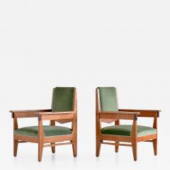 Anton Lucas Pair of Anton Lucas Art Deco Armchairs in Oak and Macassar Ebony 1925 - 1462974