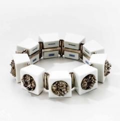 Anton Michelsen Anton Michelsen White Royal Copenhagen Porcelain with Sterling Silver Bracelet - 151825