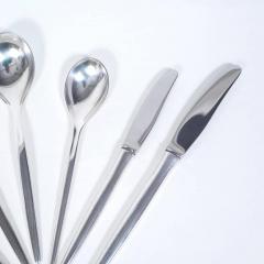 Anton Michelsen Sterling Silver Danish 74 Piece Tulip Flatware Set by Anton Michelsen Denmark - 374816