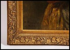 Anton Romako 19th Century Portrait Painting of a Women by Anton Romako Austrian 1832 1889  - 3880480
