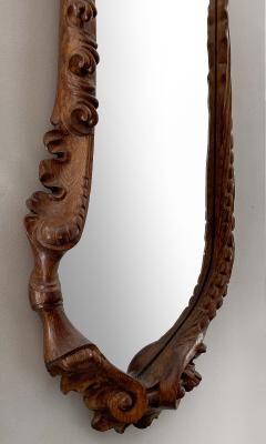 Antoni Gaudi Antoni Gaud Calvet Carved Oak Wall Mirror - 999215