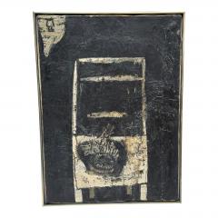 Antoni Tapies Post War Antoni Clav Atrb Oil Painting in the Manner of Antoni Tapies - 4594018
