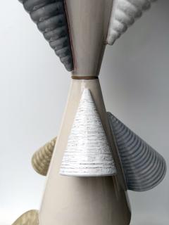 Antonio Cagianelli Contemporary Ceramic Cones Floor Lamp by Antonio Cagianelli Italy - 4640314