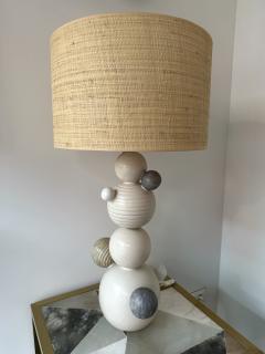 Antonio Cagianelli Contemporary Pair of Ceramic Atomo Lamps by Antonio Cagianelli Italy - 2938443