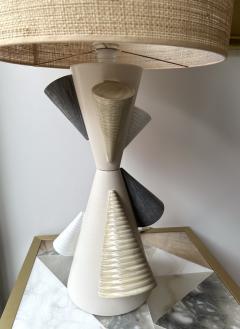 Antonio Cagianelli Contemporary Pair of Ceramic Cone Lamps by Antonio Cagianelli Italy - 2938385