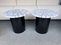 Antonio Cagianelli Contemporary Pair of Ceramic Tables Faces by Antonio Cagianelli Italy - 2265841