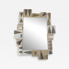 Antonio Cagianelli Large Contemporary Cone Ceramic Mirror by Antonio Cagianelli Italy - 3713183