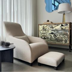 Antonio Cirino Kalos Lounge Chair and Ottoman by Antonio Citterio for B B Italia - 3489638