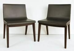 Antonio Citterio Antonio Citterio Acanto Leather Wenge Dining Chairs Set 6 - 4032105