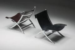 Antonio Citterio ILVA Design Lounge Chair Model Cuba Burgundy Leather Denmark 2000s - 3413242