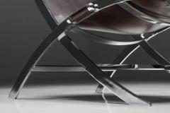 Antonio Citterio ILVA Design Lounge Chair Model Cuba Burgundy Leather Denmark 2000s - 3413434
