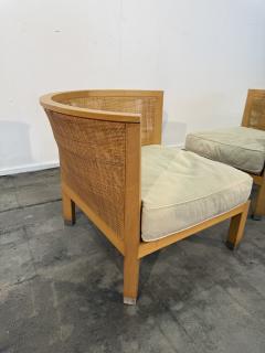 Antonio Citterio Pair of Mozart Lounge Chairs by Antonio Citterio for Flexform Italy - 4497913