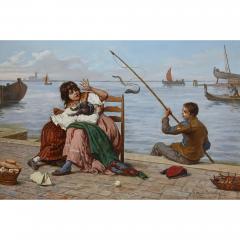 Antonio Ermolao Paoletti Large Italian genre painting by Antonio Ermolao Paoletti - 2022798